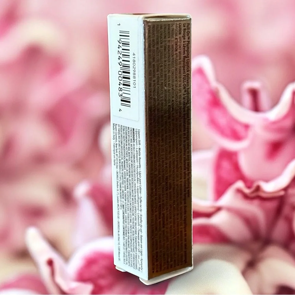 💎 Buxom Full-On Satin Lipstick in Red My Lips Full-Size New In Box